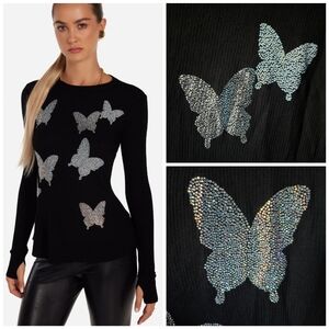 NWT Lauren Moshi Thermal Crystal Opal Butterflies mckinley
